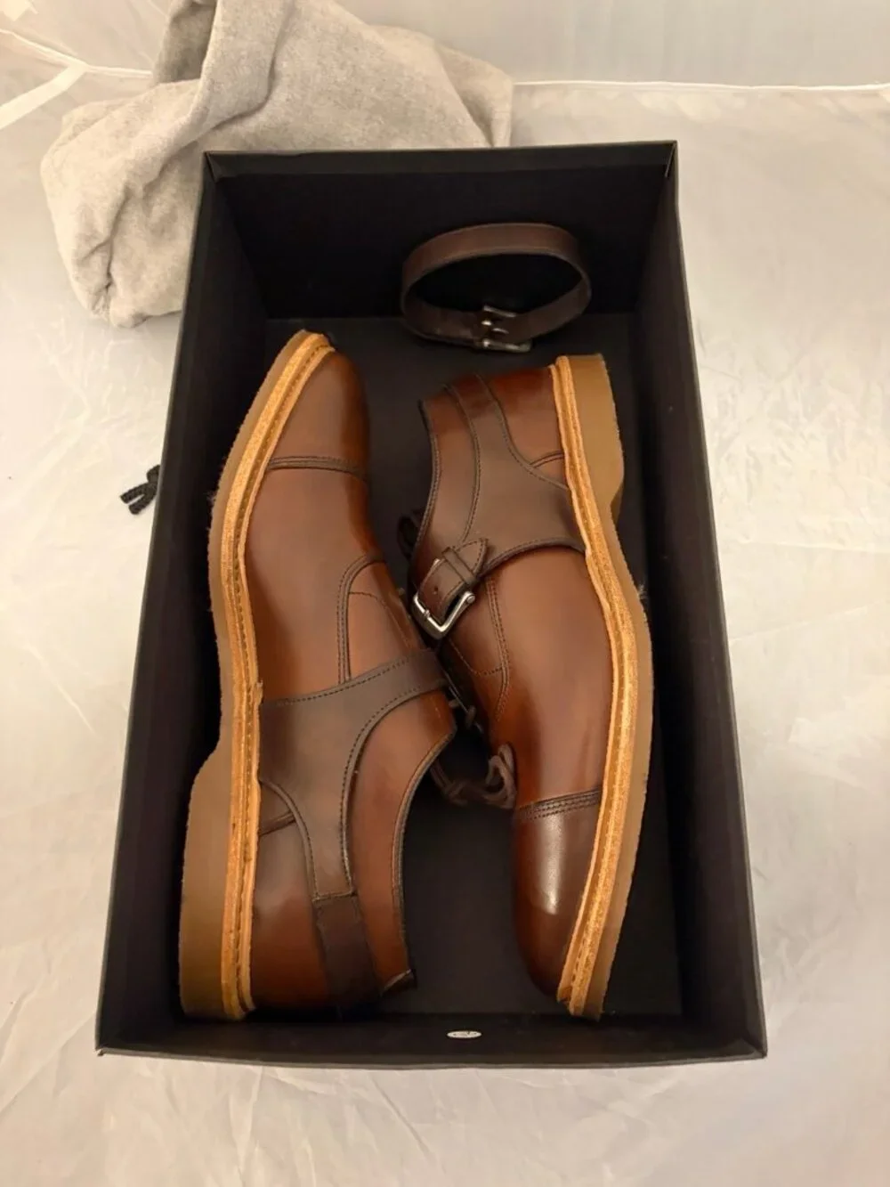 Allen Edmonds Park Avenue Velo Chill brown leather dress shoes men’s size 9.5